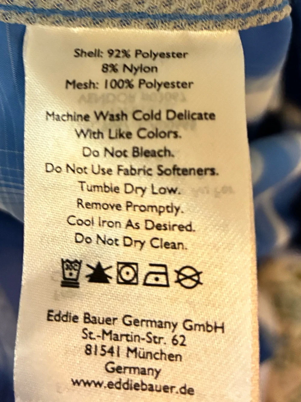 Eddie Bauer Women's Mountain Sleeveless Shirt Ocean Plaid Size XL Tall - Picture 11 of 12